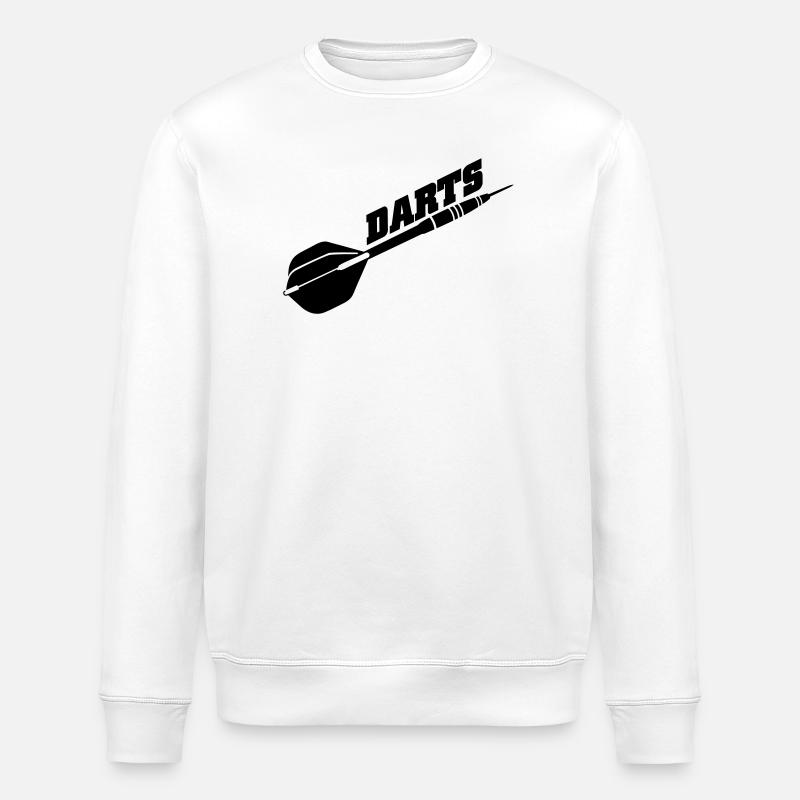 darts - Stanley/Stella Unisex Bio-Sweatshirt ROLLER - Weiß