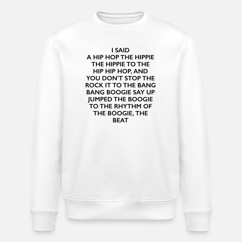 Rappers Delight - Stanley/Stella Unisex Bio-Sweatshirt ROLLER - Weiß