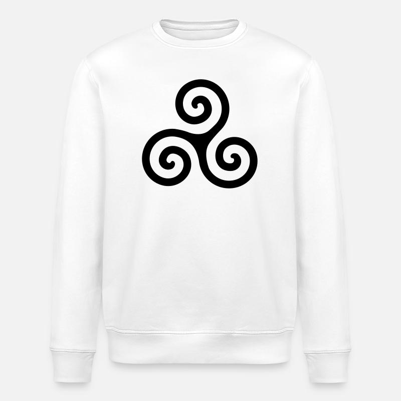 Spirale - Stanley/Stella Unisex Bio-Sweatshirt ROLLER - Weiß