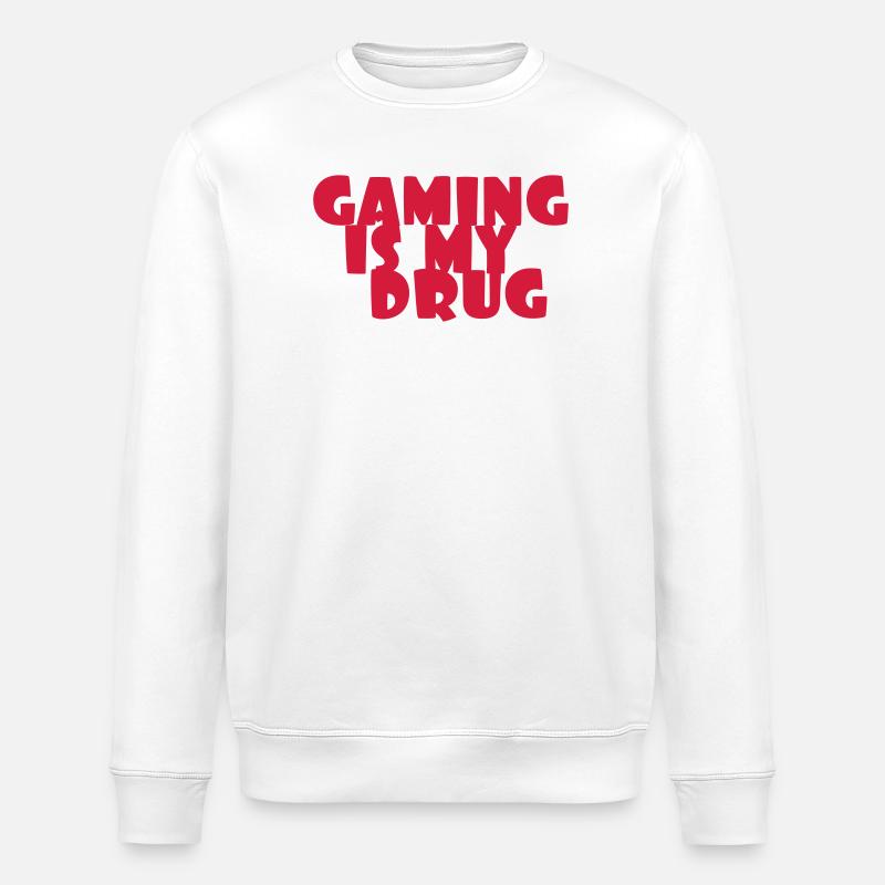 Gamer / Gaming - Stanley/Stella Unisex Bio-Sweatshirt ROLLER - Weiß