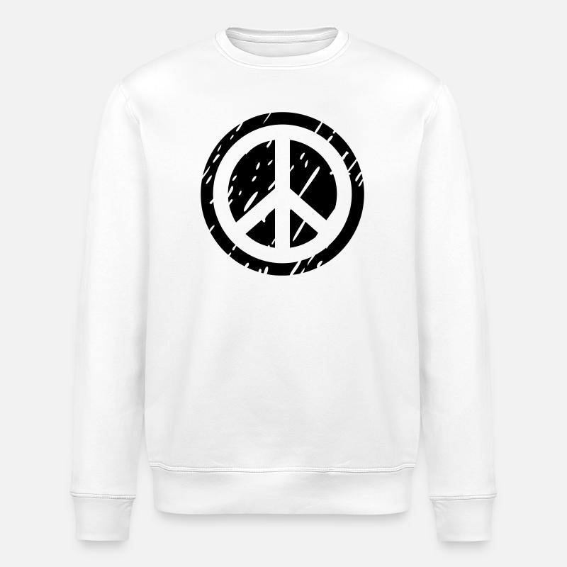 peace - Stanley/Stella Unisex Bio-Sweatshirt ROLLER - Weiß