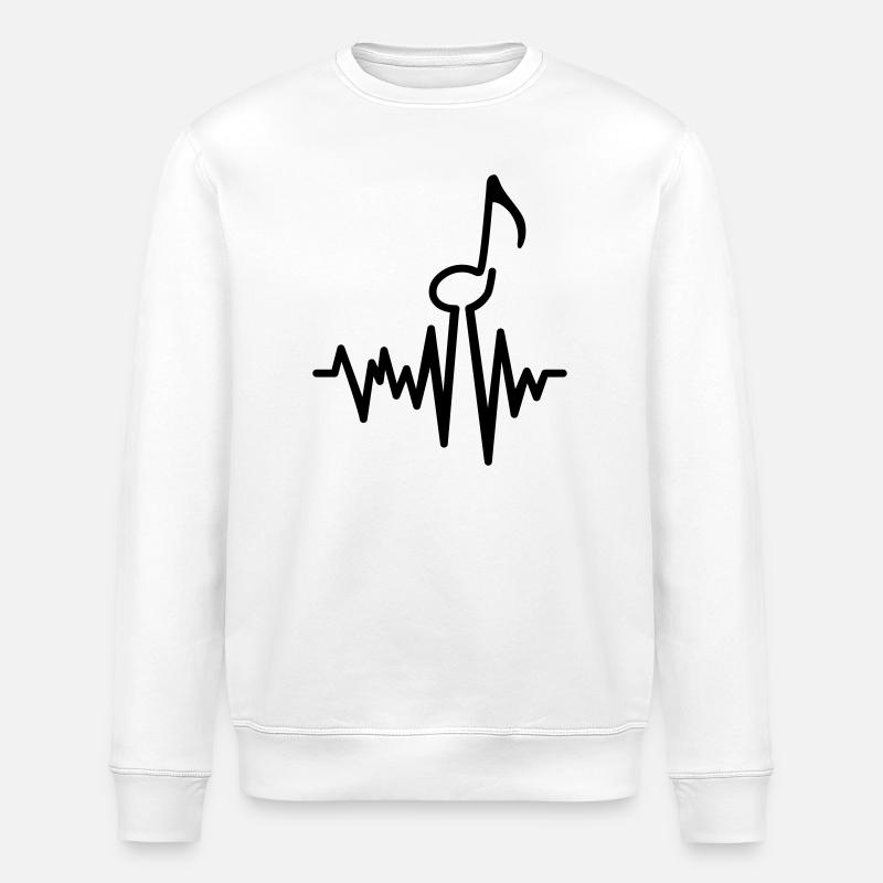 musik - Stanley/Stella Unisex Bio-Sweatshirt ROLLER - Weiß