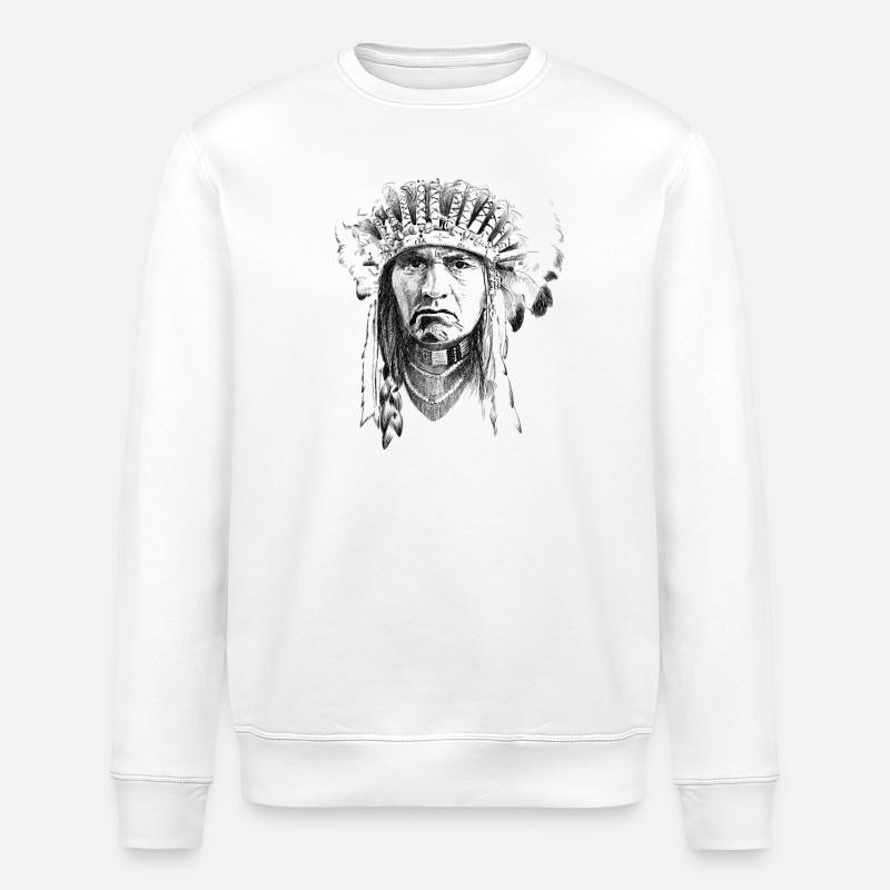 Indien - Sweat bio ROLLER Stanley/Stella Unisexe - blanc