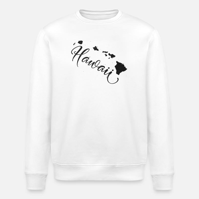 Hawaii - Stanley/Stella Unisex Bio-Sweatshirt ROLLER - Weiß