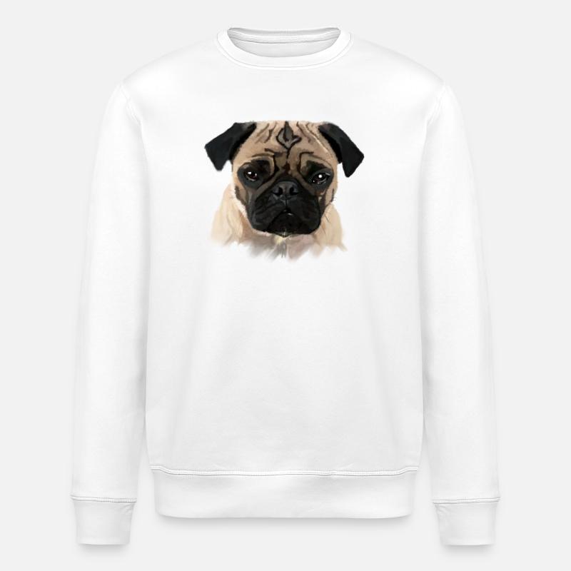 mops - Sweat bio ROLLER Stanley/Stella Unisexe - blanc