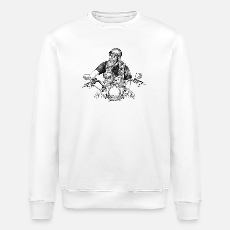 Biker - Stanley/Stella Unisex Bio-Sweatshirt ROLLER - Weiß