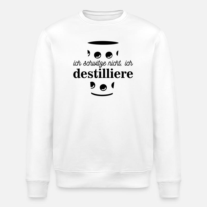 destilliere - Stanley/Stella Unisex Bio-Sweatshirt ROLLER - Weiß