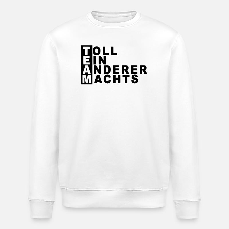 TEAM - Stanley/Stella Unisex Bio-Sweatshirt ROLLER - Weiß