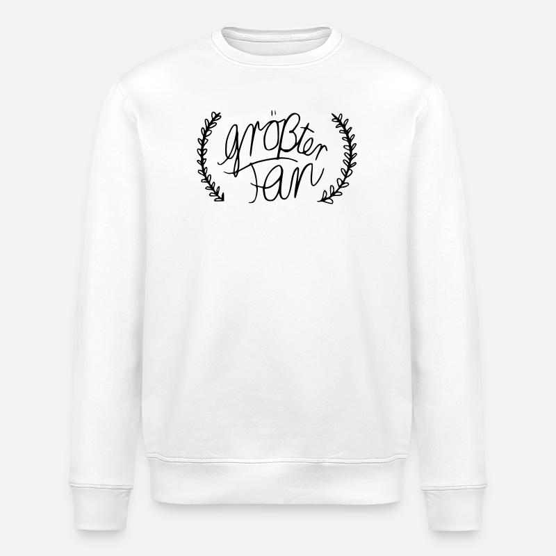 größter Fan - Stanley/Stella Unisex Bio-Sweatshirt ROLLER - Weiß