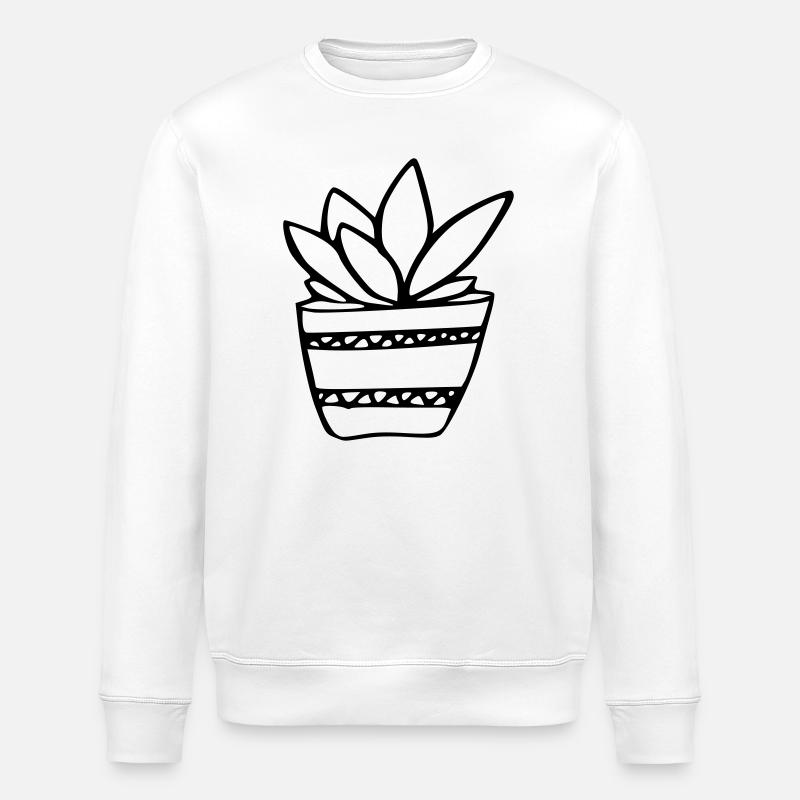 Plante - Sweat bio ROLLER Stanley/Stella Unisexe - blanc