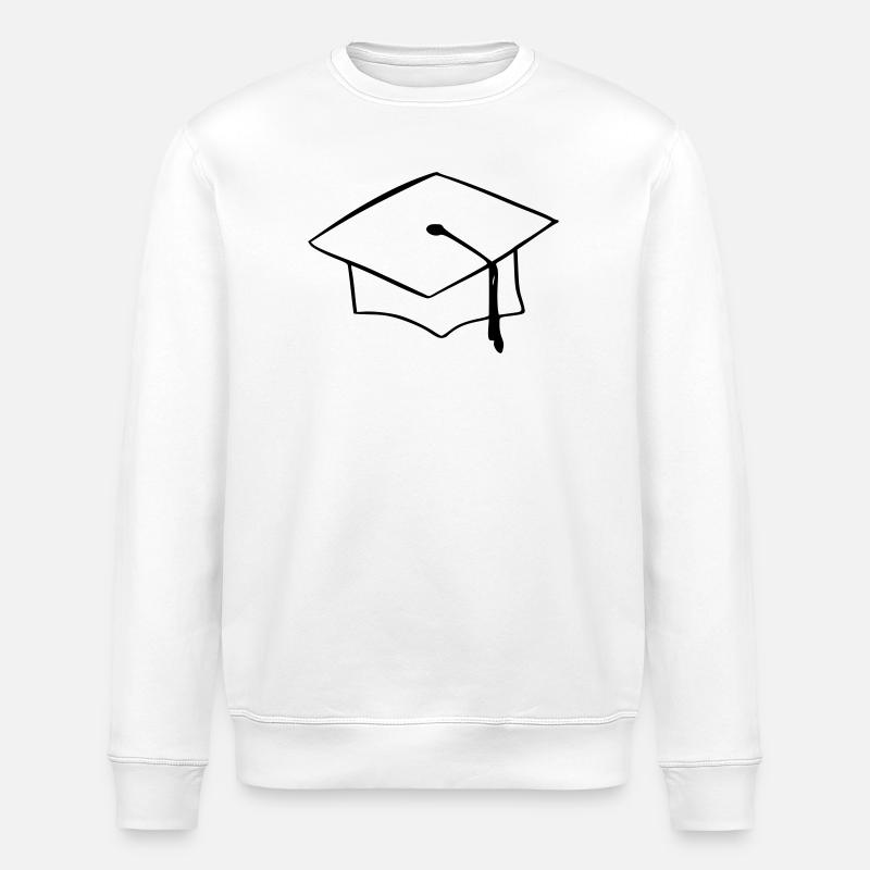 Chapeau de fin d’année - Sweat bio ROLLER Stanley/Stella Unisexe - blanc