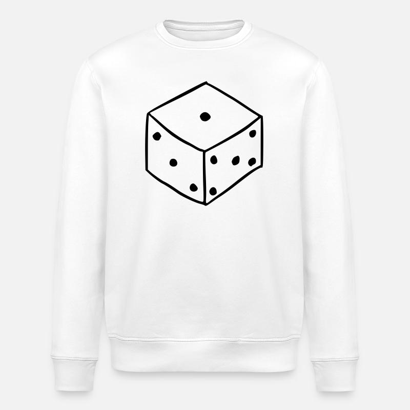 Cube - Stanley/Stella ROLLER Unisex Organic Sweatshirt - white