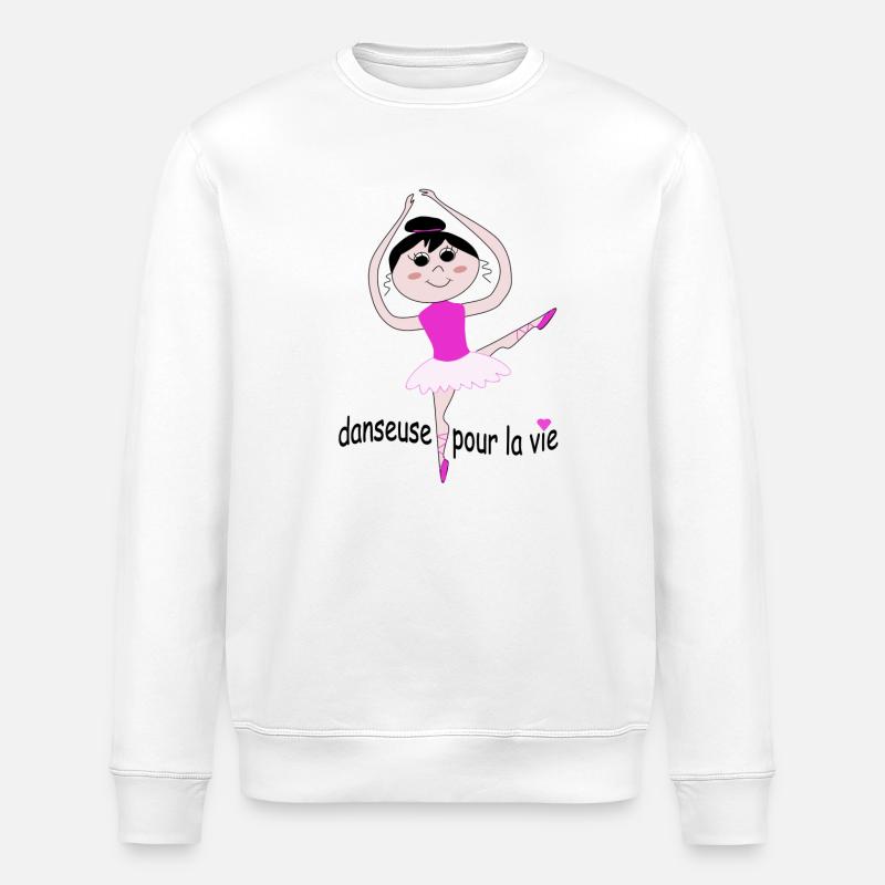 Danseuse pour la vie - Sweat bio ROLLER Stanley/Stella Unisexe - blanc