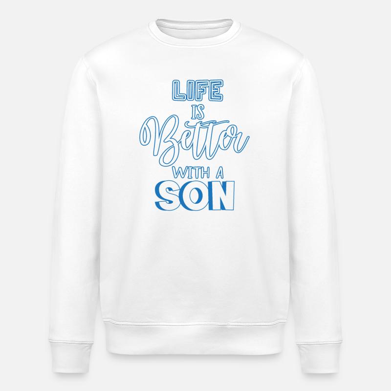 fils - Sweat bio ROLLER Stanley/Stella Unisexe - blanc