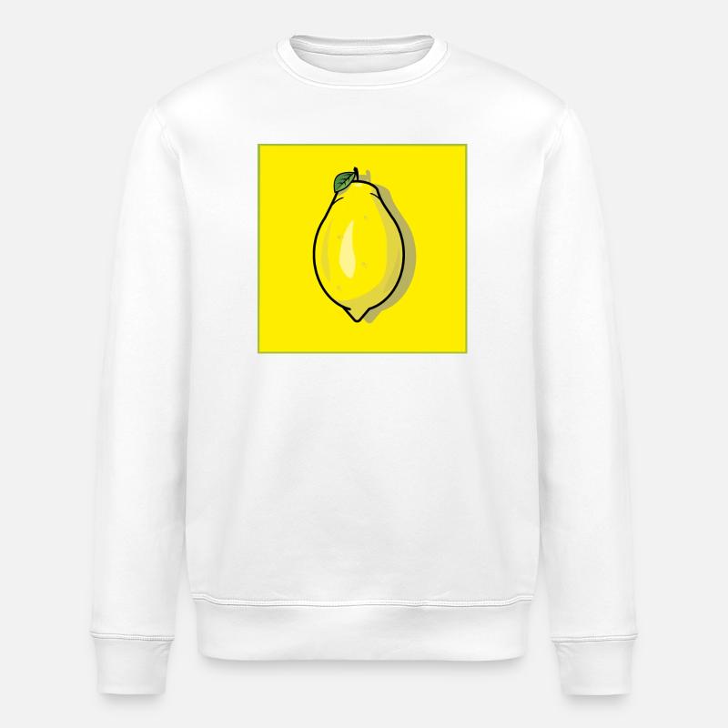 Zitrone Zitrone - Stanley/Stella Unisex Bio-Sweatshirt ROLLER - Weiß