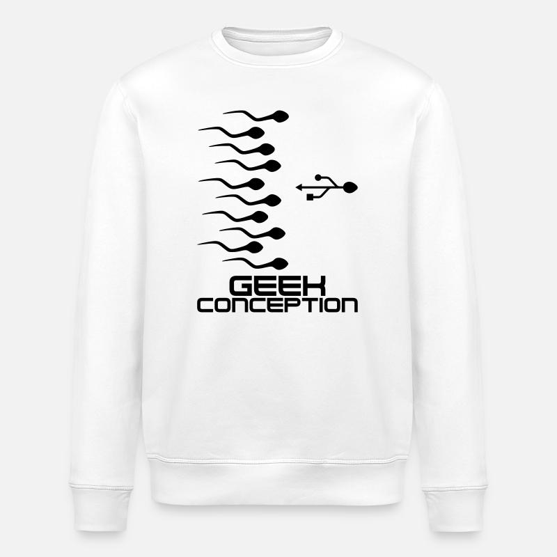 Geek Conception - Sweat bio ROLLER Stanley/Stella Unisexe - blanc