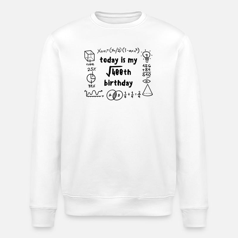 20 ans anniversaire anniversaire disant drôle - Sweat bio ROLLER Stanley/Stella Unisexe - blanc