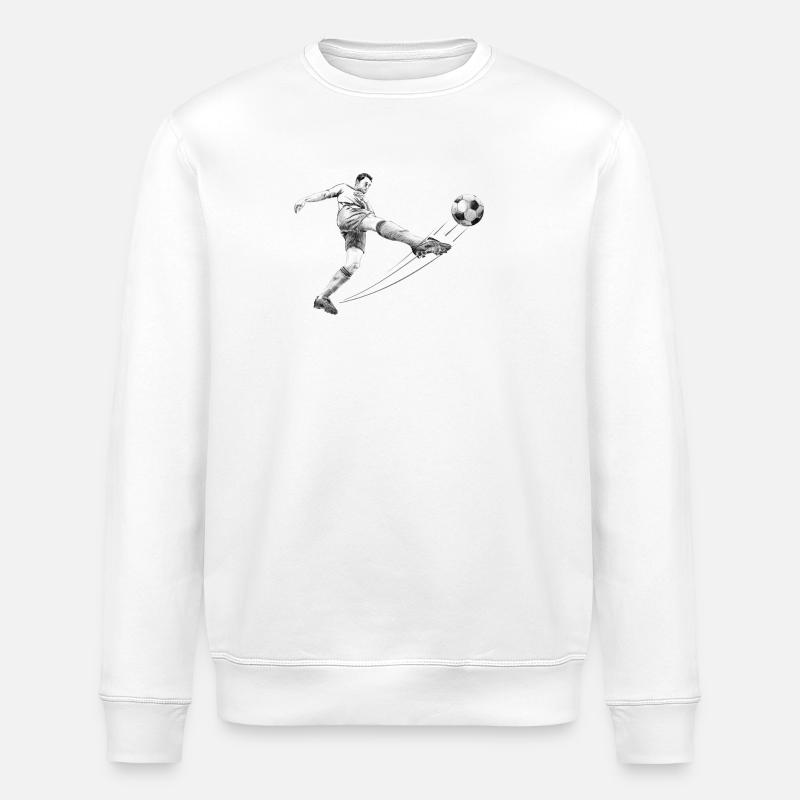 Fußballer - Stanley/Stella Unisex Bio-Sweatshirt ROLLER - Weiß