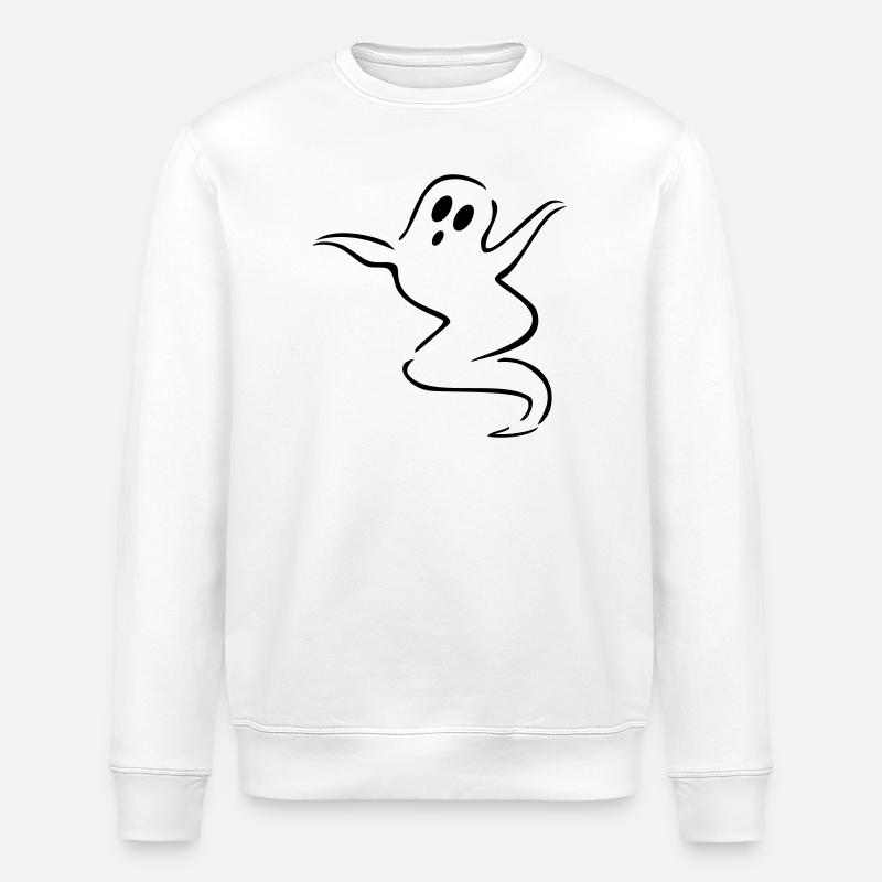 fantôme - Sweat bio ROLLER Stanley/Stella Unisexe - blanc