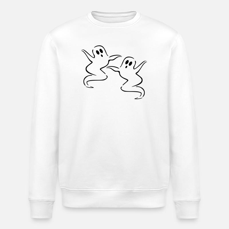 fantôme - Sweat bio ROLLER Stanley/Stella Unisexe - blanc