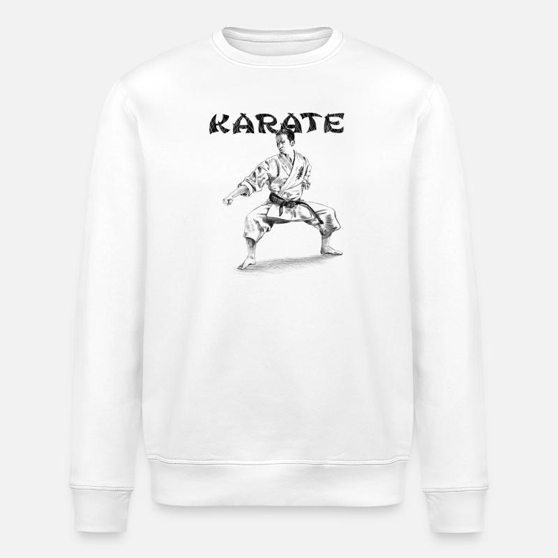 Karate - Stanley/Stella Unisex Bio-Sweatshirt ROLLER - Weiß