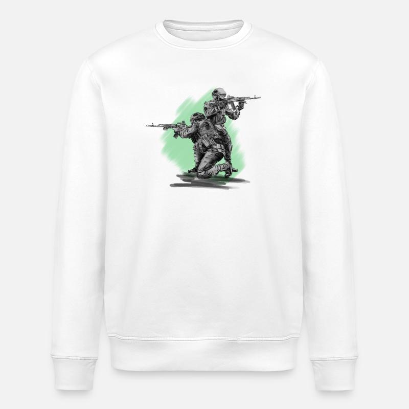 Special Forces - Sweat bio ROLLER Stanley/Stella Unisexe - blanc