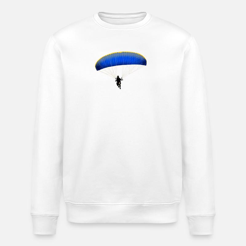paragliding - Stanley/Stella Unisex Bio-Sweatshirt ROLLER - Weiß