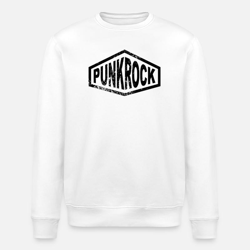 punkrock - Stanley/Stella Unisex Bio-Sweatshirt ROLLER - Weiß