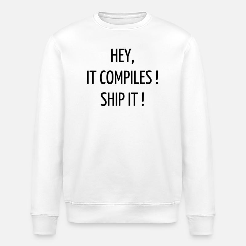 Zitat / Geek / Gaming / Videospiele / Nerd - Stanley/Stella Unisex Bio-Sweatshirt ROLLER - Weiß