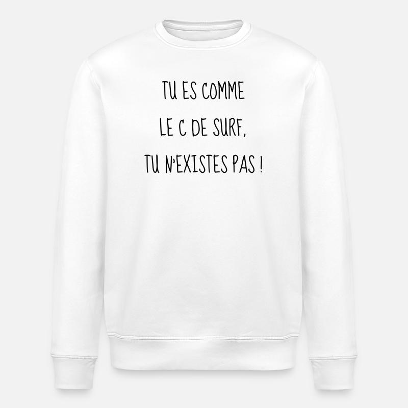 Cinéma / Citation / Série télé / Geek - Sweat bio ROLLER Stanley/Stella Unisexe - blanc