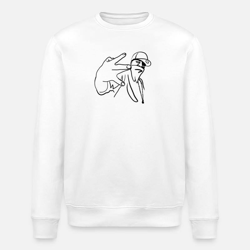 rap - Sweat bio ROLLER Stanley/Stella Unisexe - blanc