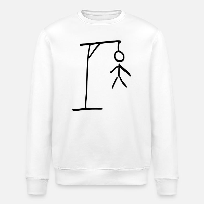 Pendu - Sweat bio ROLLER Stanley/Stella Unisexe - blanc