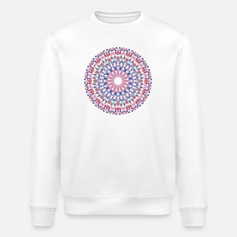 Mandala Mandala - Sweat bio ROLLER Stanley/Stella Unisexe - blanc
