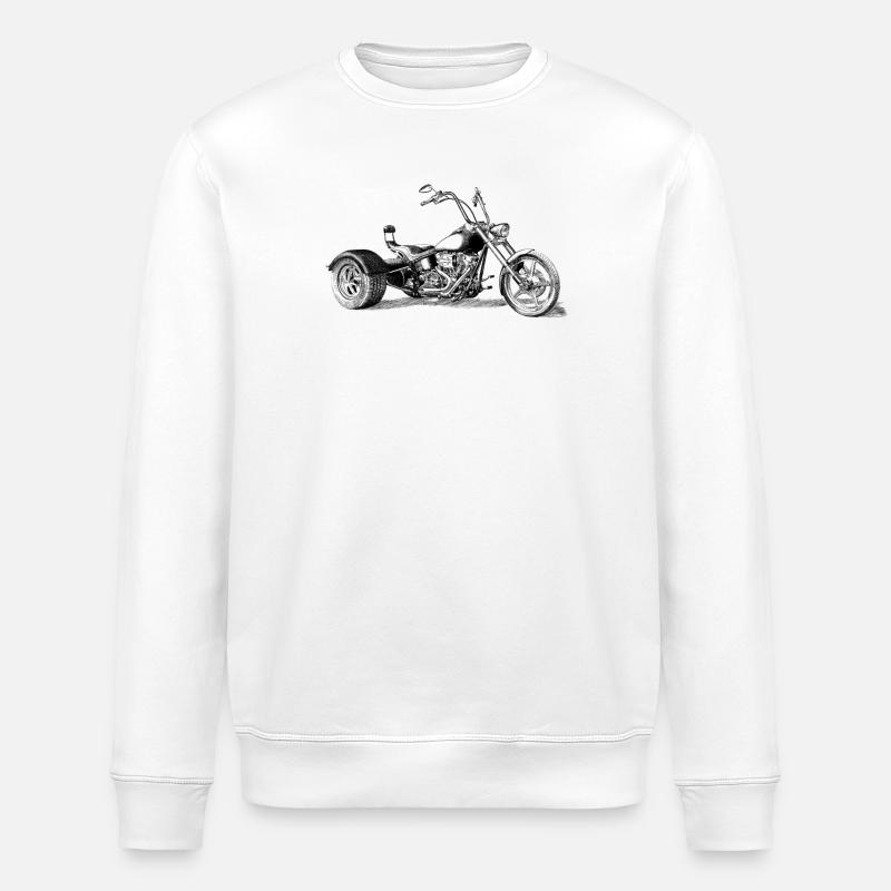 trike - Sweat bio ROLLER Stanley/Stella Unisexe - blanc