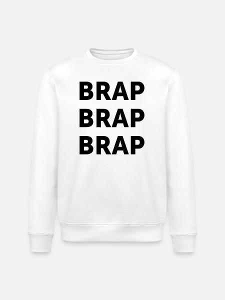 JDM BRAP BRAP BRAP | T-shirts JDM - Stanley/Stella ROLLER Unisex Organic Sweatshirt - white