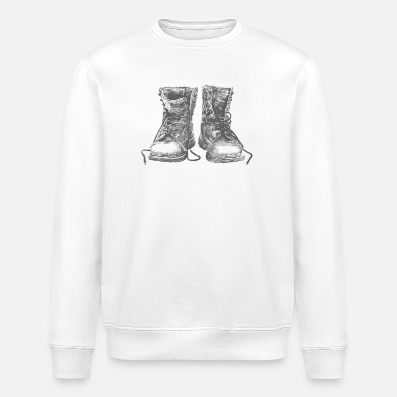 Boots - Sweat bio ROLLER Stanley/Stella Unisexe - blanc