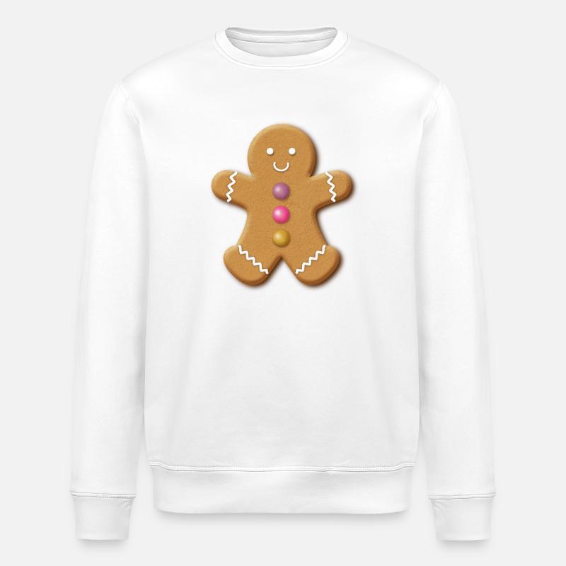 Herr Lebkuchen - Stanley/Stella Unisex Bio-Sweatshirt ROLLER - Weiß