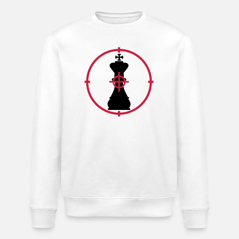 Chess / Echecs / Stratégie / Dames / Geek - Sweat bio ROLLER Stanley/Stella Unisexe - blanc