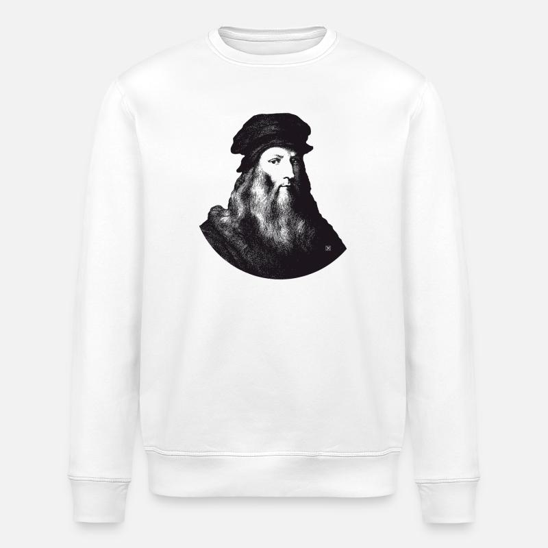 Leonardo Da Vinci - Stanley/Stella Unisex Bio-Sweatshirt ROLLER - Weiß
