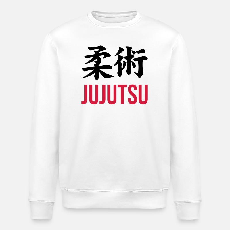 Jiu Jitsu / Jujutsu / Jiujitsu / Art Martial - Sweat bio ROLLER Stanley/Stella Unisexe - blanc