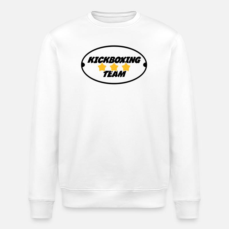Kickboxen / Kickboxing / Kickboxer / Kick Boxing - Stanley/Stella Unisex Bio-Sweatshirt ROLLER - Weiß