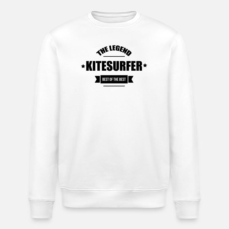 Kiteboarding / Kitesurfing / Kitesurf / - Sweat bio ROLLER Stanley/Stella Unisexe - blanc