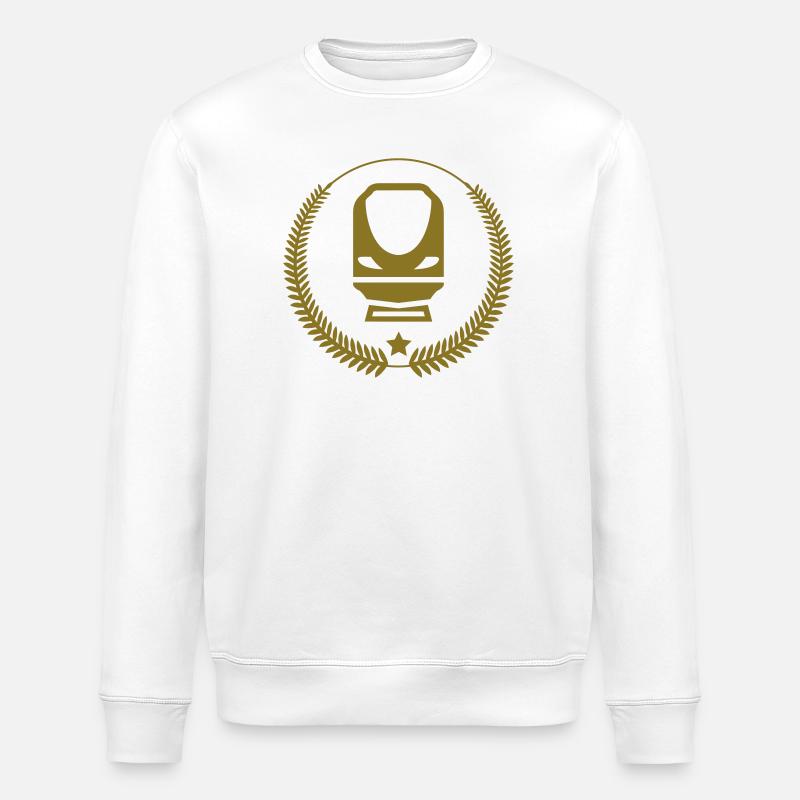 Cheminot / Chemin de fer / Train / Metro - Sweat bio ROLLER Stanley/Stella Unisexe - blanc