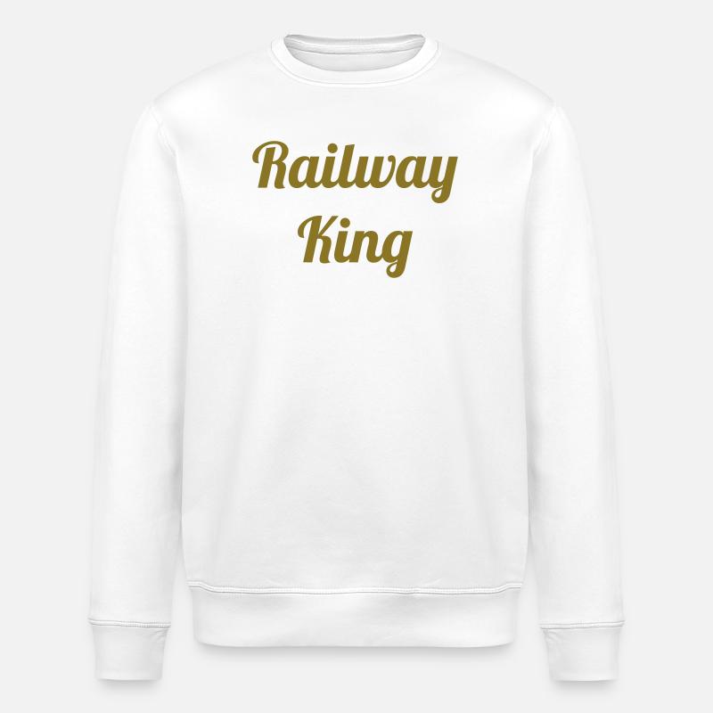 Cheminot / Chemin de fer / Train / Metro - Sweat bio ROLLER Stanley/Stella Unisexe - blanc