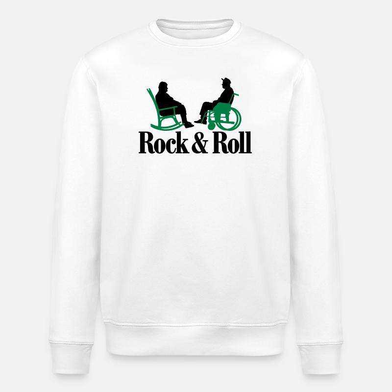 Rock n Roll 2clr New - Sweat bio ROLLER Stanley/Stella Unisexe - blanc