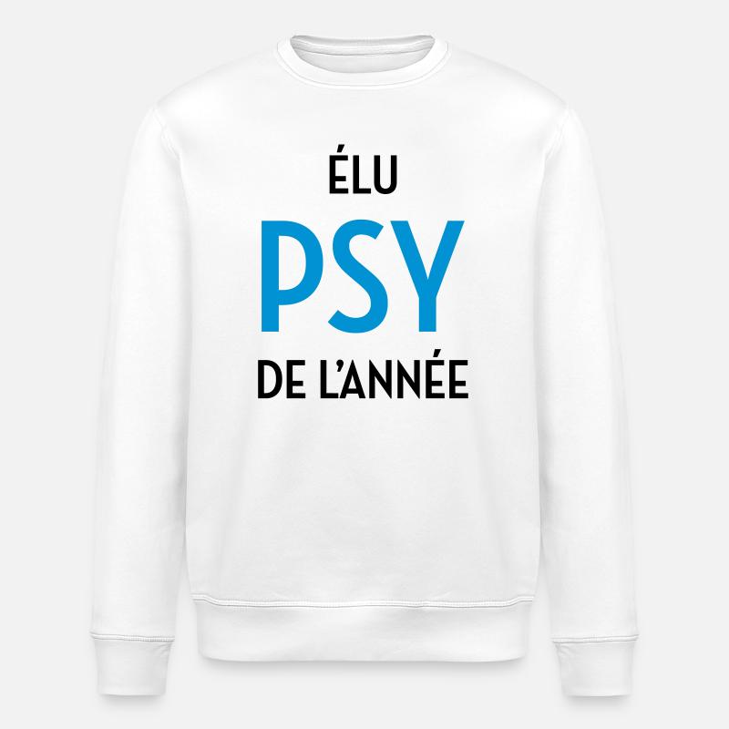 Psychologue / Psychiatre / Travail / Psychanalyste - Sweat bio ROLLER Stanley/Stella Unisexe - blanc