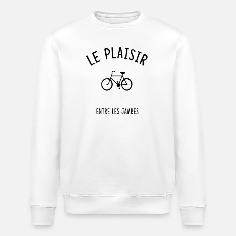 Le plaisir entre les jambes - Sweat bio ROLLER Stanley/Stella Unisexe - blanc