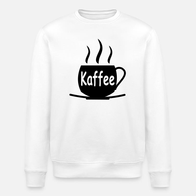kaffee tasse büro - Stanley/Stella Unisex Bio-Sweatshirt ROLLER - Weiß