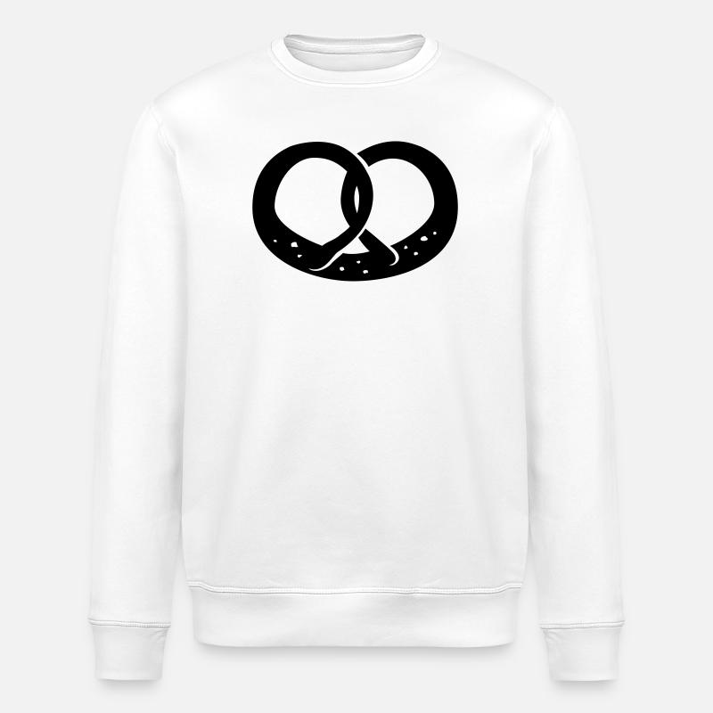Brezel, Brezn, - Stanley/Stella Unisex Bio-Sweatshirt ROLLER - Weiß