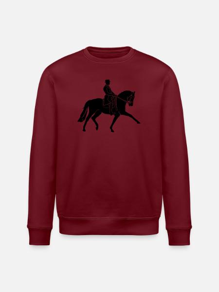Equestrian Dressage - Stanley/Stella ROLLER Unisex Organic Sweatshirt - white